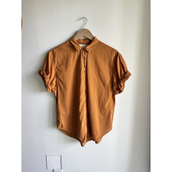 XIRENA Marigold Channing Short Sleeve Button Up Shirt Size XS - Picture 3 of 9